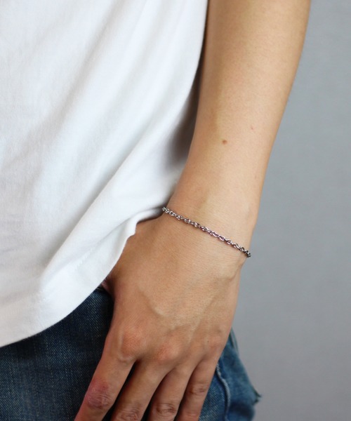 TONE SELECT GOODS（トーンセレクトグッズ）の「【vie】ステンレスブレスチェーン　レディース/医療用器具にも使われるステンレス316L使用（金属アレルギーフリー）（ブレスレット・レディース・その他4/その他3/その他1/その他2/その他8/その他6/その他5/その他7/その他9/その他10/その他11/その他13/その他12/その他18/その他15/その他16/その他14/その他17/その他24/その他20/その他23/その他21/その他22/その他19/その他25/その他26/その他27・17.5cm/17cm/FREE）」の6枚目の写真