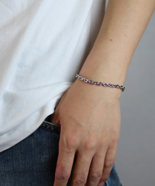 TONE SELECT GOODS（トーンセレクトグッズ）の「【vie】ステンレスブレスチェーン　レディース/医療用器具にも使われるステンレス316L使用（金属アレルギーフリー）（ブレスレット・レディース・その他4/その他3/その他1/その他2/その他8/その他6/その他5/その他7/その他9/その他10/その他11/その他13/その他12/その他18/その他15/その他16/その他14/その他17/その他24/その他20/その他23/その他21/その他22/その他19/その他25/その他26/その他27・17.5cm/17cm/FREE）」の8枚目の写真
