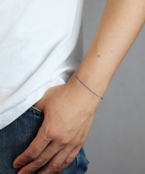 TONE SELECT GOODS（トーンセレクトグッズ）の「【vie】ステンレスブレスチェーン　レディース/医療用器具にも使われるステンレス316L使用（金属アレルギーフリー）（ブレスレット・レディース・その他4/その他3/その他1/その他2/その他8/その他6/その他5/その他7/その他9/その他10/その他11/その他13/その他12/その他18/その他15/その他16/その他14/その他17/その他24/その他20/その他23/その他21/その他22/その他19/その他25/その他26/その他27・17.5cm/17cm/FREE）」の14枚目の写真