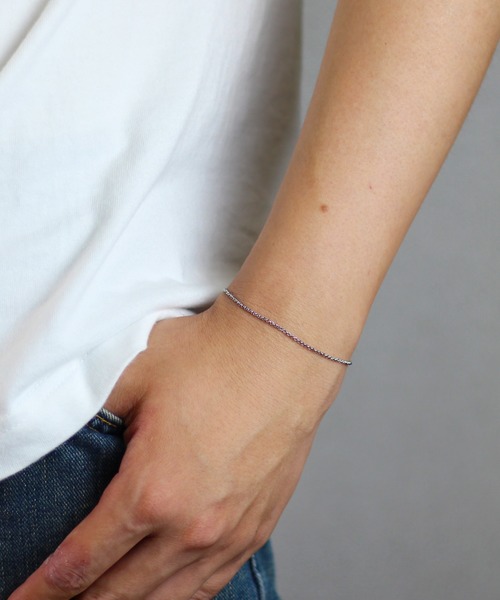 TONE SELECT GOODS（トーンセレクトグッズ）の「【vie】ステンレスブレスチェーン　レディース/医療用器具にも使われるステンレス316L使用（金属アレルギーフリー）（ブレスレット・レディース・その他4/その他3/その他1/その他2/その他8/その他6/その他5/その他7/その他9/その他10/その他11/その他13/その他12/その他18/その他15/その他16/その他14/その他17/その他24/その他20/その他23/その他21/その他22/その他19/その他25/その他26/その他27・17.5cm/17cm/FREE）」の17枚目の写真