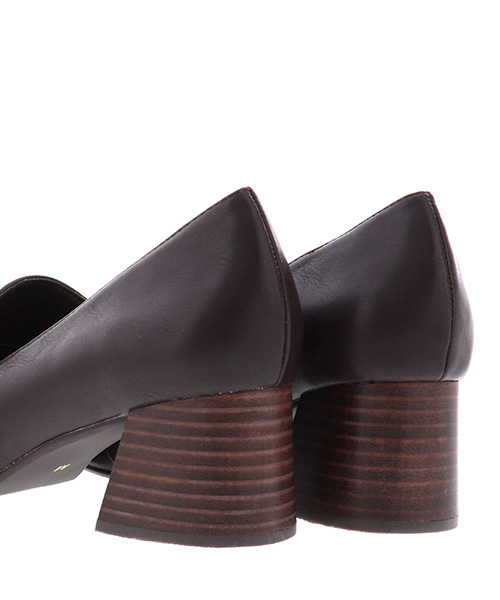 RANDA(ランダ)の「CAMILLE BIS RANDA/スクエアトゥシューズ(ドレスシューズ・レディース・ブラック/ダークブラウン・LL/S/M/L)」の5枚目の写真