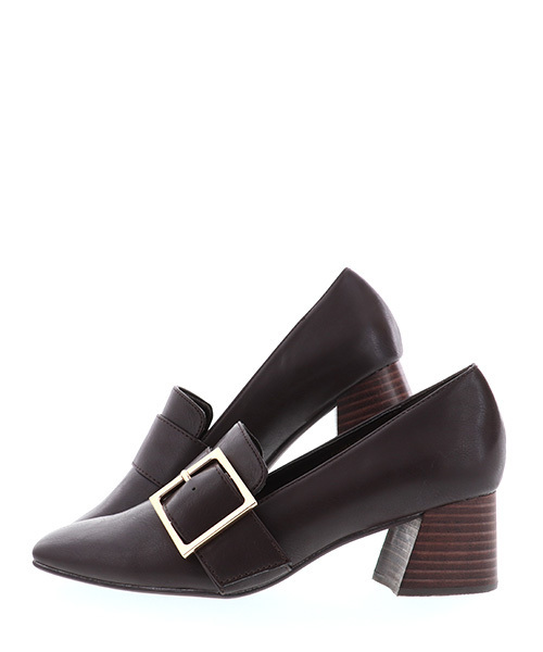 RANDA(ランダ)の「CAMILLE BIS RANDA/スクエアトゥシューズ(ドレスシューズ・レディース・ブラック/ダークブラウン・LL/S/M/L)」の7枚目の写真