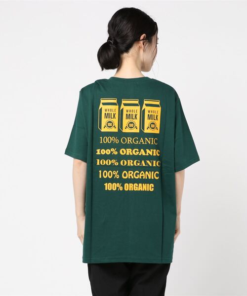 VIBGYOR Women（ヴィブジョー　ウィメン）の「【six mouse】MILKプリントTシャツ（Tシャツ/カットソー・レディース・ホワイト/グリーン/ラベンダー/イエロー・FREE）」の6枚目の写真