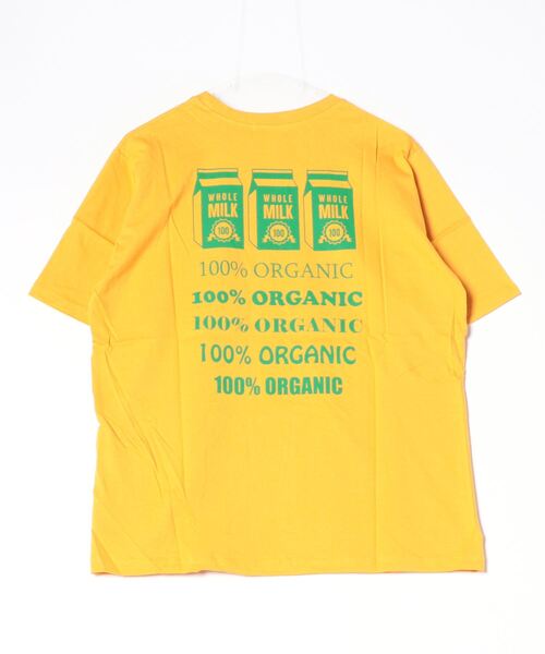 VIBGYOR Women（ヴィブジョー　ウィメン）の「【six mouse】MILKプリントTシャツ（Tシャツ/カットソー・レディース・ホワイト/グリーン/ラベンダー/イエロー・FREE）」の8枚目の写真