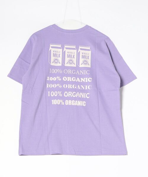 VIBGYOR Women（ヴィブジョー　ウィメン）の「【six mouse】MILKプリントTシャツ（Tシャツ/カットソー・レディース・ホワイト/グリーン/ラベンダー/イエロー・FREE）」の7枚目の写真
