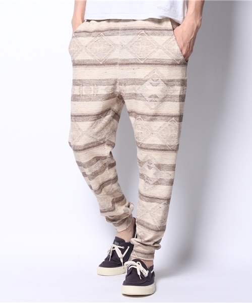 goa（ゴア）の「ﾈｲﾃｨﾌﾞﾌﾞﾗﾝｹｯﾄｼﾞｬｶﾞｰﾄﾞｲｰｼﾞｰﾊﾟﾝﾂ（その他パンツ・メンズ・オフホワイト/ベージュ・FREE）」の2枚目の写真