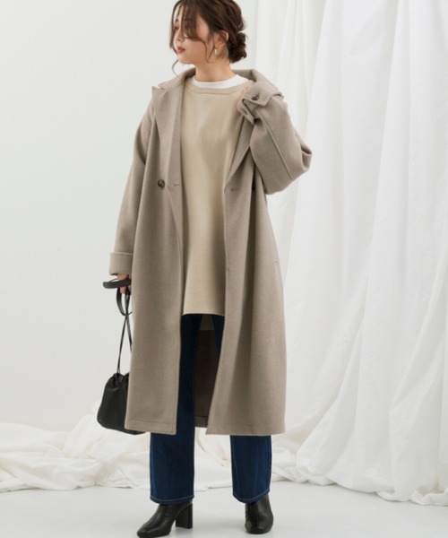 Ambre Neige（アンブルネージュ）の「ストレートデニム【WEB/EC限定商品】（デニムパンツ・レディース・ネイビー/サックスブルー・SMALL/MEDIUM/LARGE）」の13枚目の写真