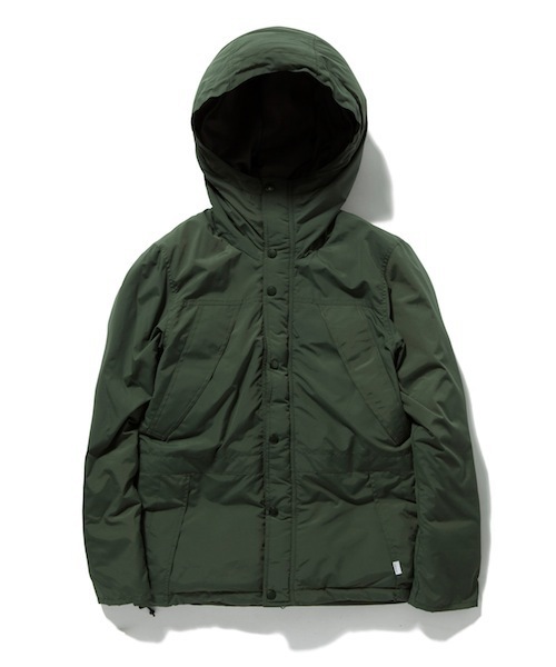 rehacer(レアセル)の「Wind Down Jacket(ダウンジャケット/コート・メンズ・ネイビー/ブラック/カーキ・SMALL/MEDIUM/LARGE)」の2枚目の写真