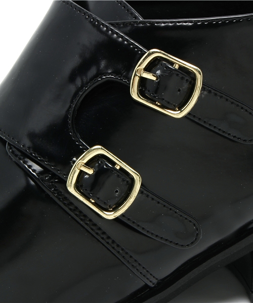 WEGO(ウィゴー)の「WEGO/ダブルモンクシューズ(ドレスシューズ・レディース・ブラック・24.5/23.5)」の5枚目の写真