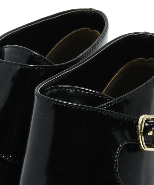 WEGO(ウィゴー)の「WEGO/ダブルモンクシューズ(ドレスシューズ・レディース・ブラック・24.5/23.5)」の6枚目の写真