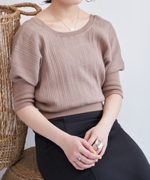 VANNIE U | VANNIE U　バックオープンカットソー(Tシャツ/カットソー)