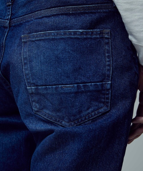 BACK NUMBER（バックナンバー）の「【BACK NUMBER】「和紙デニム」ストレートデニムパンツ / 吸水速乾（デニムパンツ・メンズ・ライトインディゴブルー/ノンウォッシュ/ダークインディゴブルー・31inch/32inch/34inch/36inch/30inch/33inch/28inch/29inch）」の7枚目の写真