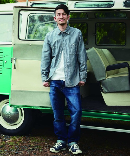 BACK NUMBER（バックナンバー）の「【BACK NUMBER】「和紙デニム」ストレートデニムパンツ / 吸水速乾（デニムパンツ・メンズ・ライトインディゴブルー/ノンウォッシュ/ダークインディゴブルー・31inch/32inch/34inch/36inch/30inch/33inch/28inch/29inch）」の19枚目の写真