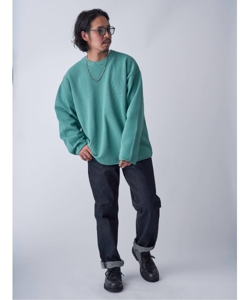 BACK NUMBER（バックナンバー）の「【BACK NUMBER】「和紙デニム」ストレートデニムパンツ / 吸水速乾（デニムパンツ・メンズ・ライトインディゴブルー/ノンウォッシュ/ダークインディゴブルー・31inch/32inch/34inch/36inch/30inch/33inch/28inch/29inch）」の5枚目の写真