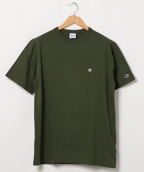 Champion(チャンピオン)の「CHAMPION/チャンピオン C3-P300 ベーシック半袖Tシャツ(Tシャツ/カットソー・メンズ・ピンク/ホワイト/ミント/ブラック/ネイビー/カーキオリーブ/グレー/イエロー・XXL/XL/L/M/S/3L)」の5枚目の写真