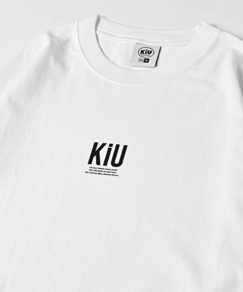 KiU(キウ)の「ベーシック ロング Tシャツ / LIMITED(Tシャツ/カットソー・メンズ・ブラック/ネイビー/オフホワイト/グリーン・X-LARGE/MEDIUM/LARGE/SMALL)」の19枚目の写真
