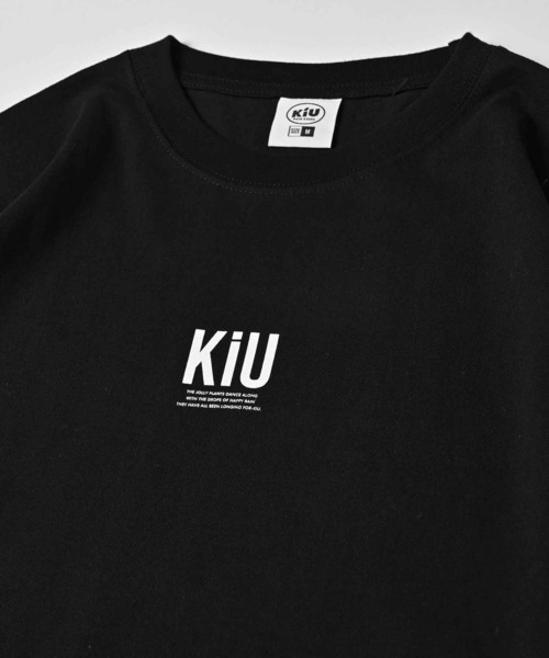 KiU(キウ)の「ベーシック ロング Tシャツ / LIMITED(Tシャツ/カットソー・メンズ・ブラック/ネイビー/オフホワイト/グリーン・X-LARGE/MEDIUM/LARGE/SMALL)」の13枚目の写真