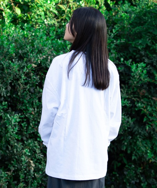 kabuロングシャツМsize、新品未使用 ART meets MEDE19F ロングスリーブTシャツ〈Sayuri Nishikubo