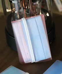 ALWAYS GOOD TIME（オルウェイズグッドタイム）の「【ALWAYS GOOD TIME/オールウェイグッドタイム】マスクキャリーケース5枚組（携帯用マスクケース5枚組）（ポーチ）」