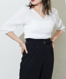 mystic | シャーリングパフブラウス(シャツ/ブラウス)