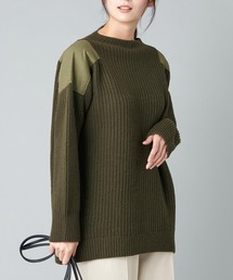 nicolson&nicolson（ニコルソンアンドニコルソン）の「【NICO.（ニコ）】切替ニット（ミドル丈）（ニット/セーター・レディース）」