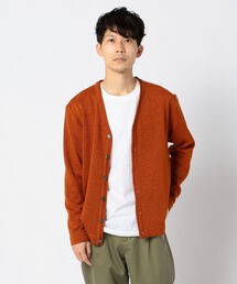 GLOSTER | テンセラックレイヤード Vネックカーディガン ロンT付き(Tシャツ/カットソー)