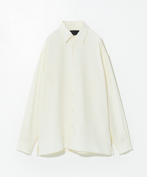UNITED TOKYO（ユナイテッドトウキョウ）の「ボイルロングスリーブシャツ（シャツ/ブラウス・メンズ・ブラック/オフホワイト/ブルー/グレイッシュベージュ/カーキ/ダークグレー/ネイビー・1/2/3/4）」の2枚目の写真