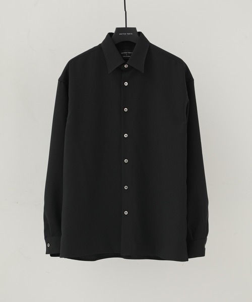 UNITED TOKYO（ユナイテッドトウキョウ）の「ボイルロングスリーブシャツ（シャツ/ブラウス・メンズ・ブラック/オフホワイト/ブルー/グレイッシュベージュ/カーキ/ダークグレー/ネイビー・1/2/3/4）」の16枚目の写真