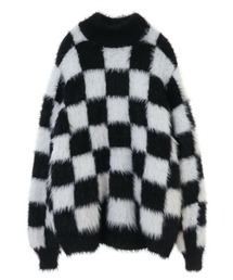 Candy Stripper | FLUFFY PATTERN ニット(ニット/セーター)