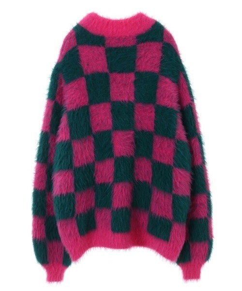 Candy Stripper(キャンディストリッパー)の「FLUFFY PATTERN ニット(ニット/セーター・レディース・レッド/レオパード/ピンク/ブラック・2)」の10枚目の写真