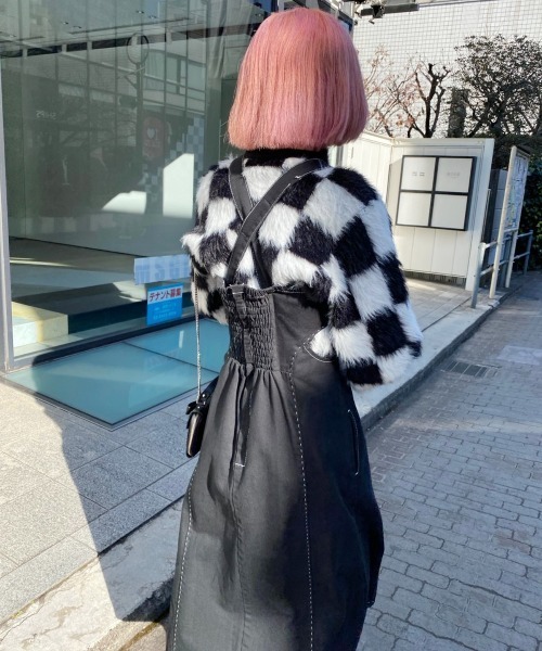 Candy Stripper(キャンディストリッパー)の「FLUFFY PATTERN ニット(ニット/セーター・レディース・レッド/レオパード/ピンク/ブラック・2)」の20枚目の写真