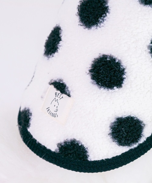 Best Friends（ベストフレンズ）の「Best Friends ベストフレンズ：水玉ボアベスト（ペットウェア・レディース・ブラック/ピンク/アイボリー/グレー/ベージュ/ホワイト/イエロー・S/L/XXL/M/XL）」の15枚目の写真