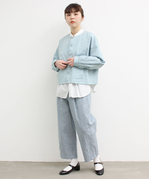 アトリエドゥサボン千鳥デニム 