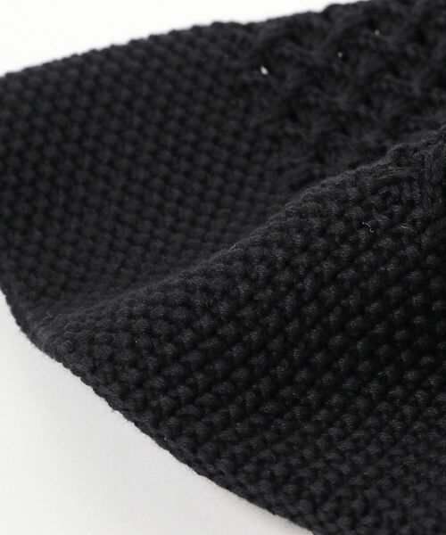 Ray BEAMS（レイビームス）の「Ray BEAMS / サマー ニットキャップ（ハット・レディース・ブラック/オレンジ/オリーブ・ONE SIZE）」の4枚目の写真