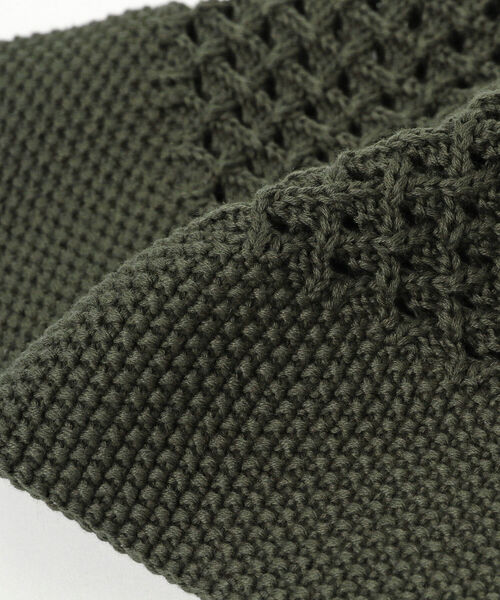 Ray BEAMS（レイビームス）の「Ray BEAMS / サマー ニットキャップ（ハット・レディース・ブラック/オレンジ/オリーブ・ONE SIZE）」の7枚目の写真