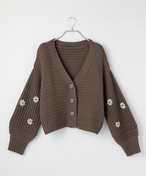 Heather（ヘザー）の「ザックリショートカーディガン 934951