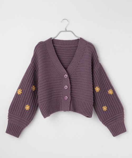 Heather（ヘザー）の「ザックリショートカーディガン 934951 