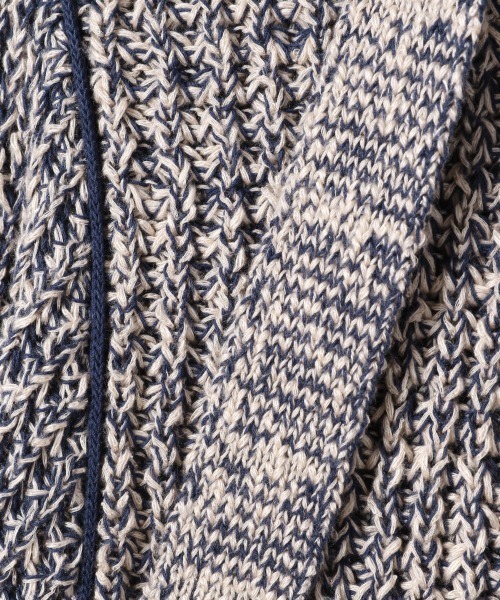 JEANASIS(ジーナシス)の「5GMIXヤーンバックタイプルオーバー/928616(ニット/セーター・レディース・ホワイト系その他/ブラック系その他/ブルー系その他・FREE)」の6枚目の写真