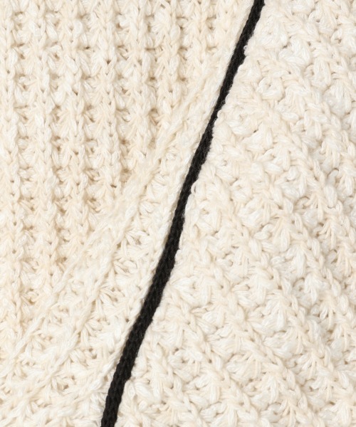 JEANASIS(ジーナシス)の「5GMIXヤーンバックタイプルオーバー/928616(ニット/セーター・レディース・ホワイト系その他/ブラック系その他/ブルー系その他・FREE)」の13枚目の写真