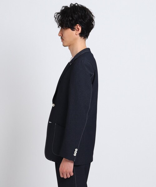 TAKEO KIKUCHI(タケオキクチ)の「◆4WAYカットソーデニムジャケット(デニムジャケット・メンズ・ダークネイビー・02/03/04)」の6枚目の写真