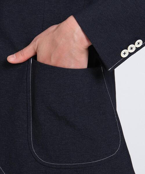 TAKEO KIKUCHI(タケオキクチ)の「◆4WAYカットソーデニムジャケット(デニムジャケット・メンズ・ダークネイビー・02/03/04)」の9枚目の写真