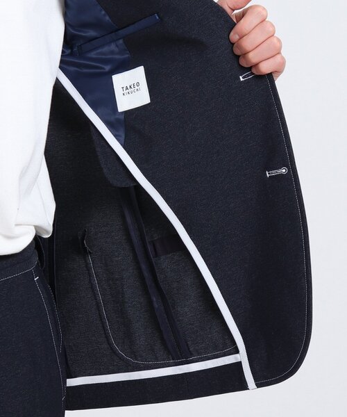 TAKEO KIKUCHI(タケオキクチ)の「◆4WAYカットソーデニムジャケット(デニムジャケット・メンズ・ダークネイビー・02/03/04)」の11枚目の写真