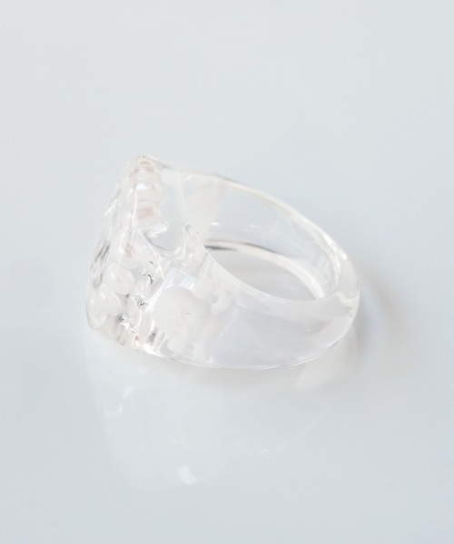 e.m. クリアリング LOVE BY e.m. （ラブバイイーエム）の「クリスタルスカルクリア