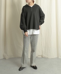 SENSE OF PLACE by URBAN RESEARCH（センスオブプレイスバイアーバンリサーチ）の「【WEB/一部店舗限定】フロントZIPセーラーカラートップ（Tシャツ/カットソー・レディース）」
