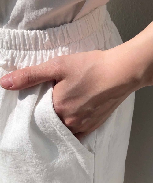 Clice de Paris（クリシェドゥパリス）の「K/裾レースパンツ（その他パンツ・レディース・オフホワイト・ONESIZE）」の5枚目の写真