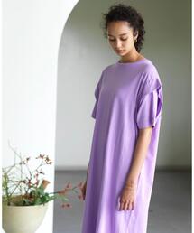 FEELING MADE UVカット ショルダータック ロングワンピース