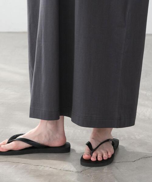 FEELING MADE(フィーリングメイド)の「FEELING MADE UVカット ショルダータック ロングワンピース(ワンピース・レディース・ライトブルー/パープル/ダークグレー/ダークグリーン・LARGE/MEDIUM)」の22枚目の写真