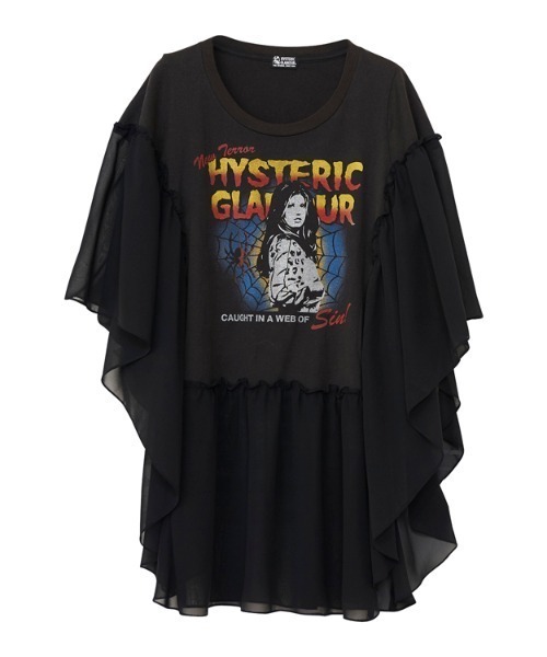 初期　ヒステリックグラマー ガール　フリル　tシャツ ヒステリックグラマー HYSTERIC GLAMOUR Tシャツ ヒスガール