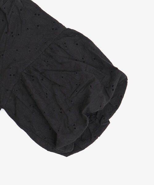 MAJESTIC LEGON（マジェスティックレゴン）の「レディレースチュニック（シャツ/ブラウス・レディース・ブラック/オフホワイト・SMALL/MEDIUM）」の18枚目の写真