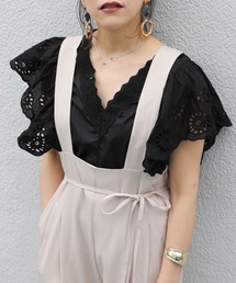 ap retro | コットンレースフリルデザインブラウス【ZOZO限定商品】(シャツ/ブラウス)